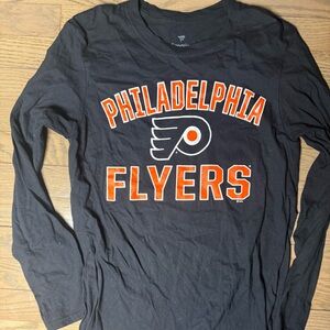 Philadelphia Flyers Fanatica Black Long Sleeve Shirt Unisex S